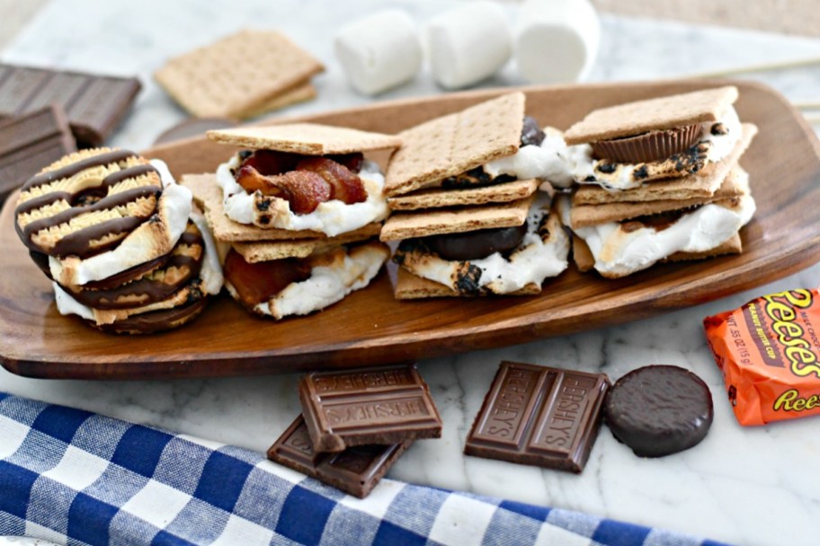 unique campfire smores four ways