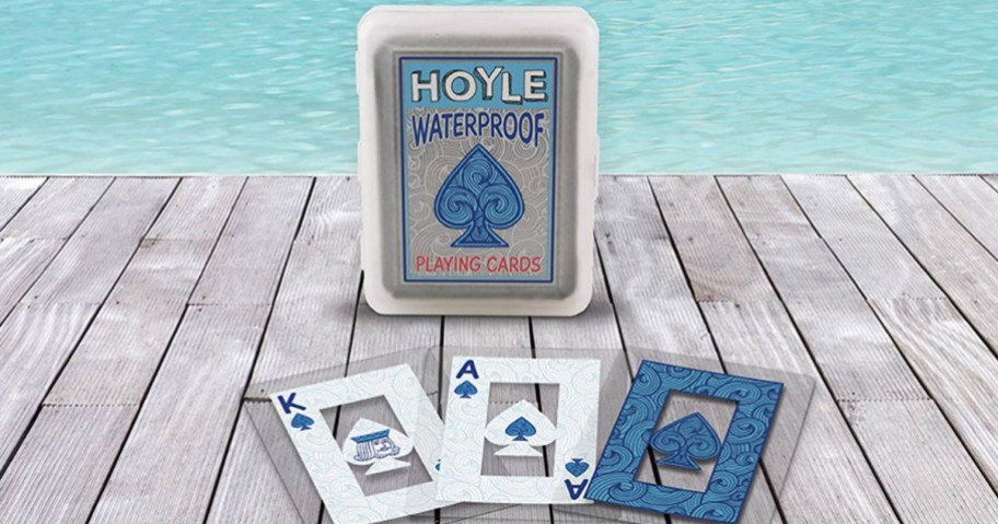 Hoyle Waterproof Clear Playing Cards