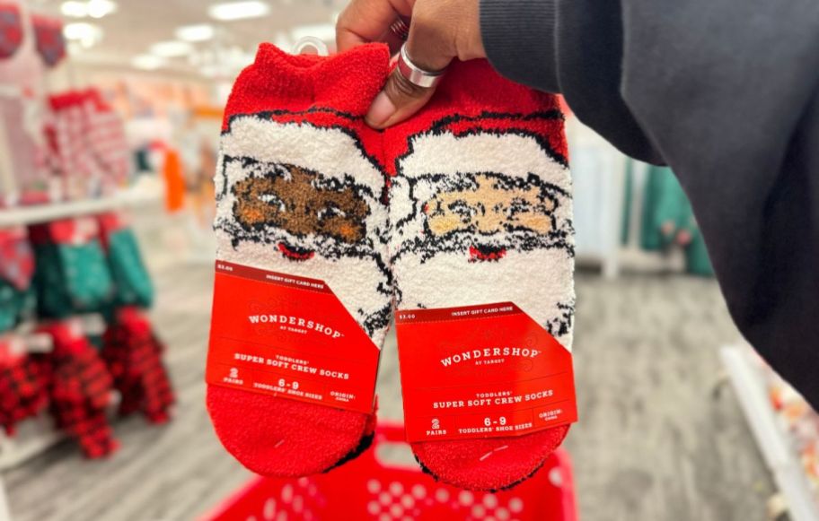 wondershop holiday sock 3-packs with gift card holder