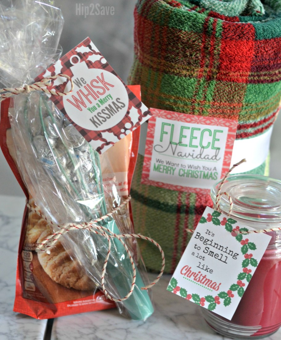 DIY Christmas gifts with free printable gift tags