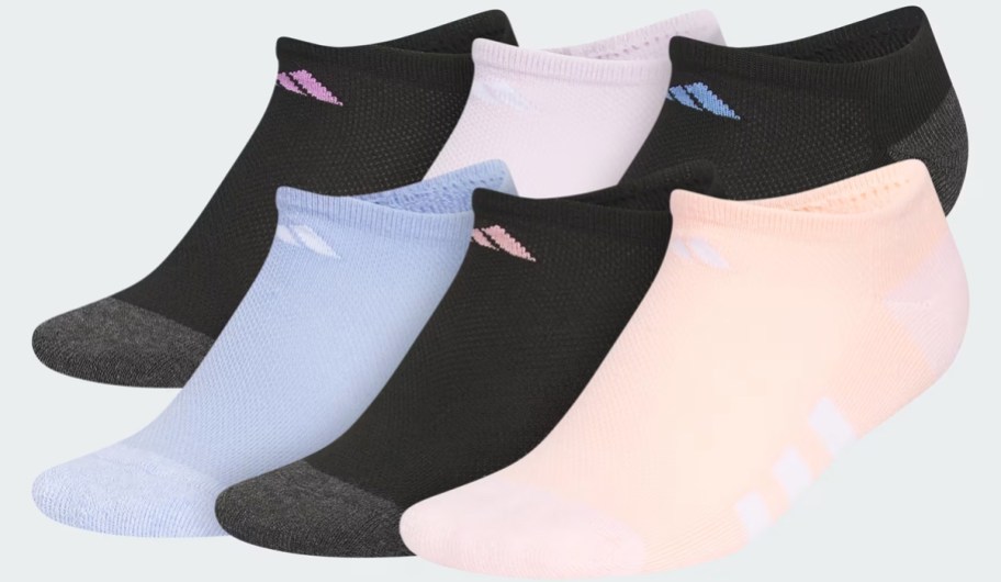 multiple adidas socks in various colors