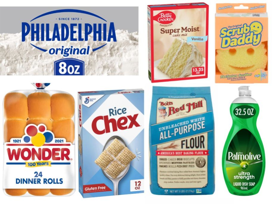 kroger digital coupon event items on white background