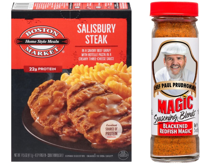 boston market meal and chef magic seasoning 