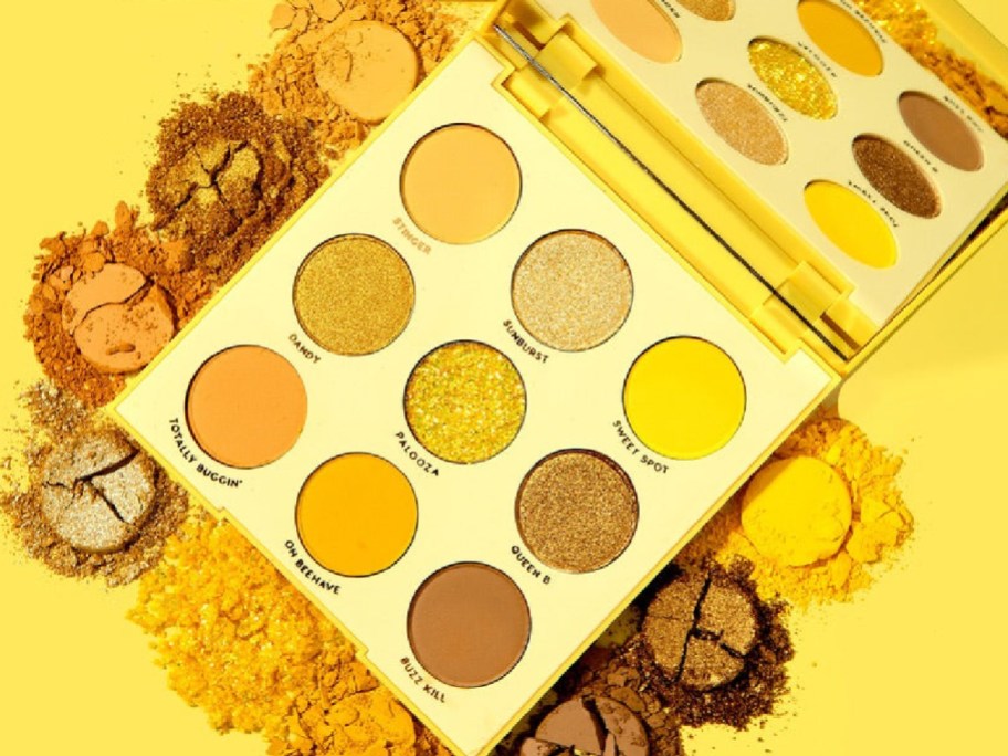 $5 eyeshadow from Colourpop in yellow