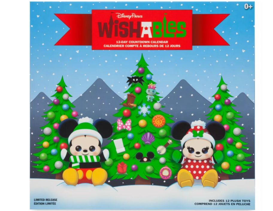 disney advent calendar 12-day stock image