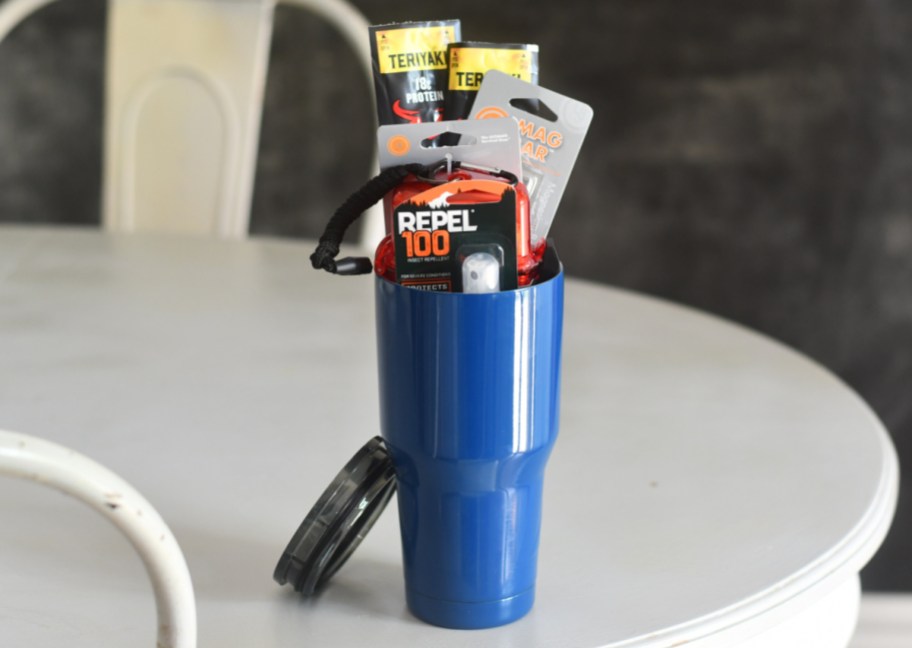 A diy tumbler gift for an outdoor enthusiast