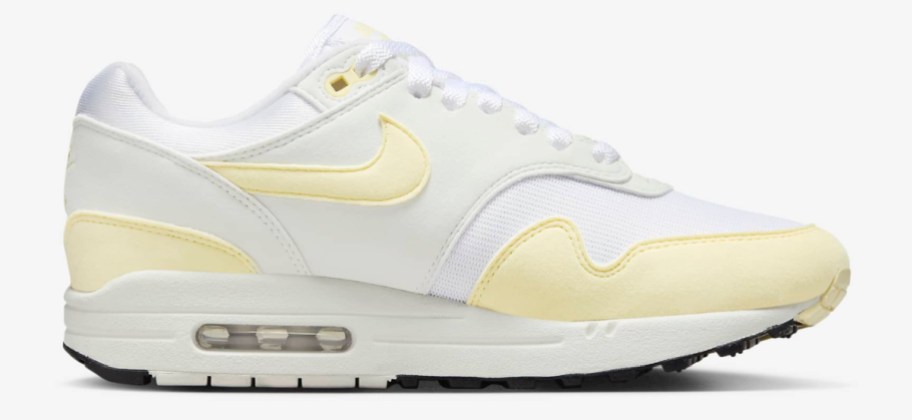 stock image of Nike Air Max 1 Women's Shoes in yellow