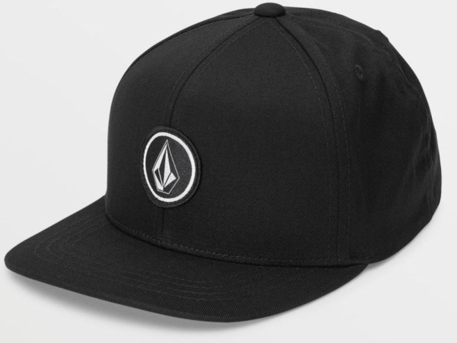 Volcom Quarter Twill Hat in Black 