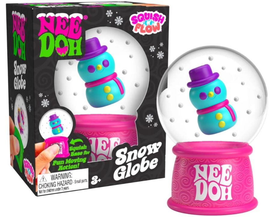 needoh squishmas snow globe stock image