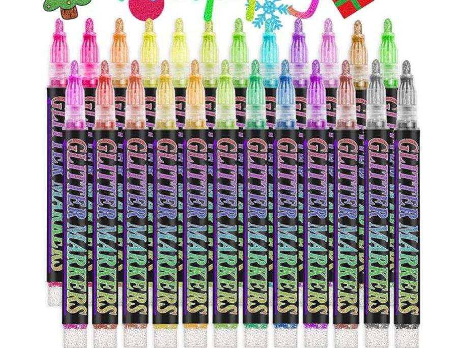 Celepen Glitter Markers 24-Pack