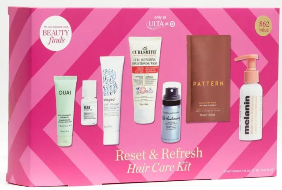 ULTA Beauty Reset & Refresh Hair Care 7-Piece Gift Set stock image