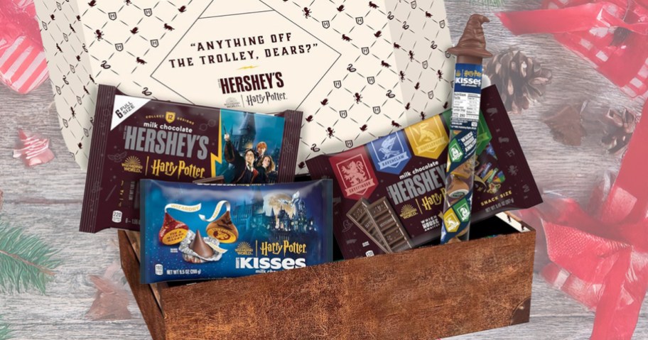 box of Harry Potter Chocolates on a table