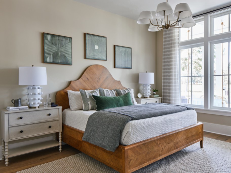 Main bedroom of the HGTV Dream home in south carolina