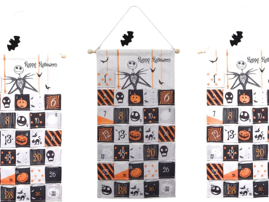 The Nightmare Before Christmas Happy Halloween Pocket Advent Calendar stock image