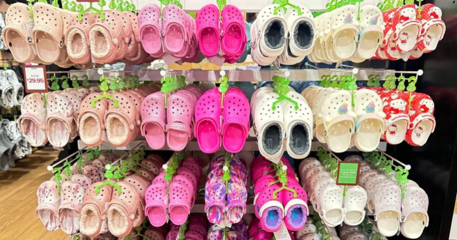 Lots of Crocs Clogs for Girls