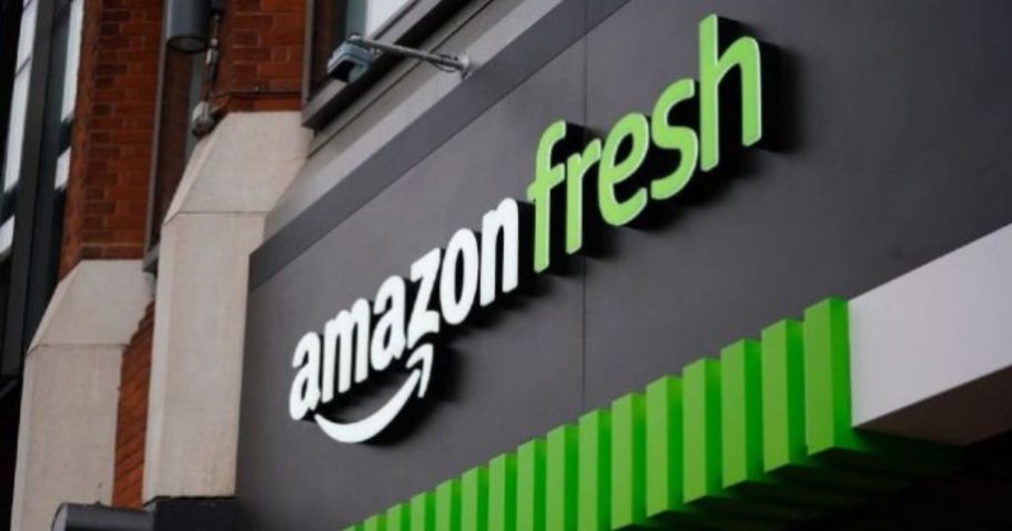 amazon fresh storefront sign