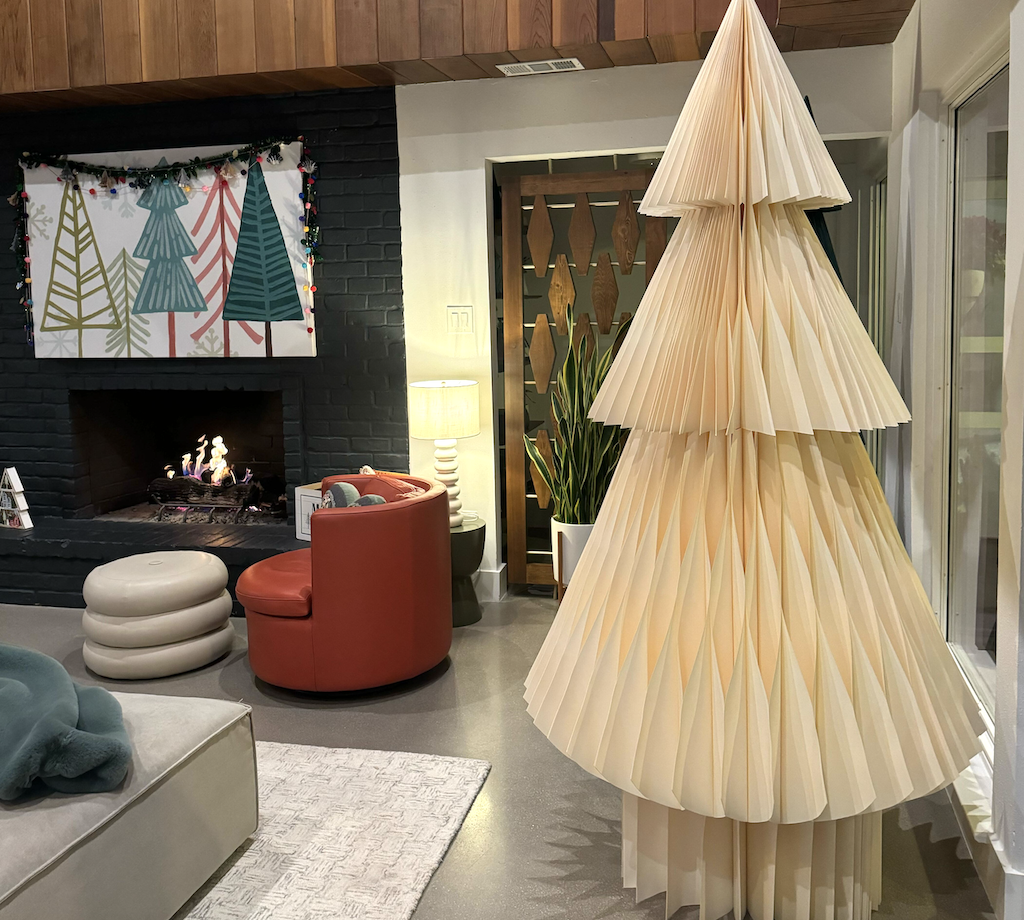 Large West Elm paper tree 