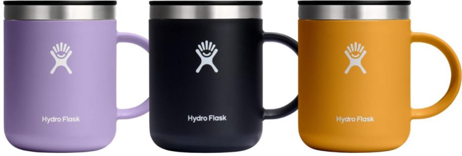 3 hydro flask 12 oz mugs 