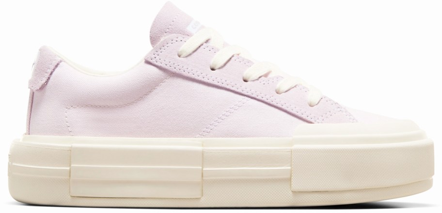 light purple platform sneaker