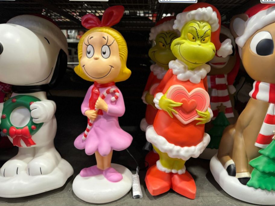 grinch blow molds in store