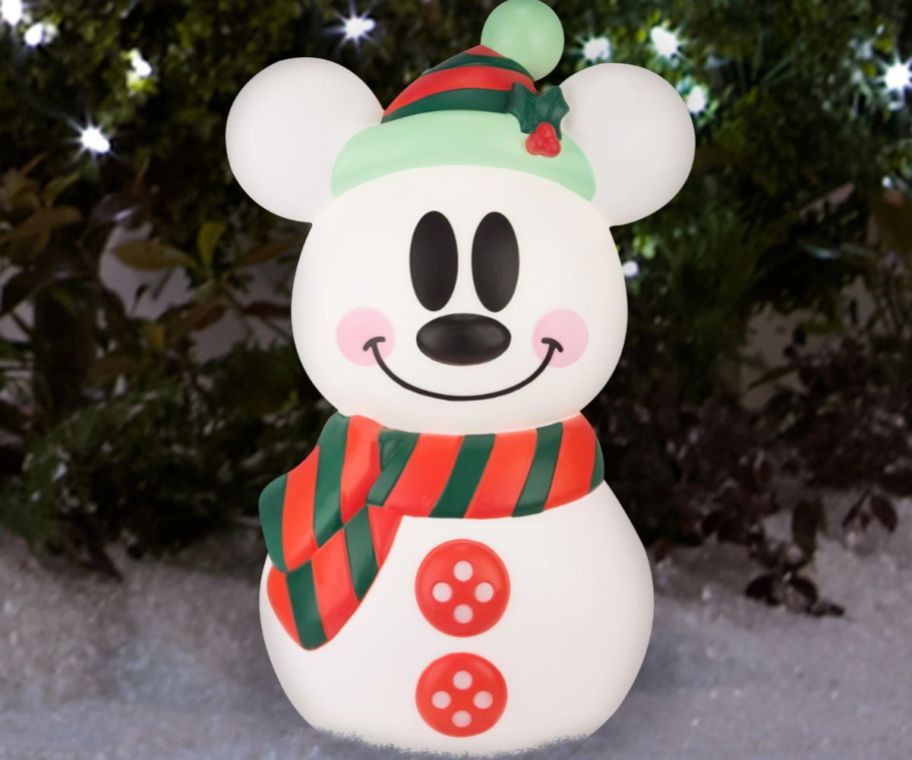 A Mickey Mouse 2' lawn decoration 