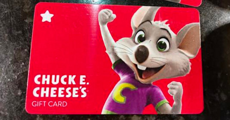 chuck e cheese gift card