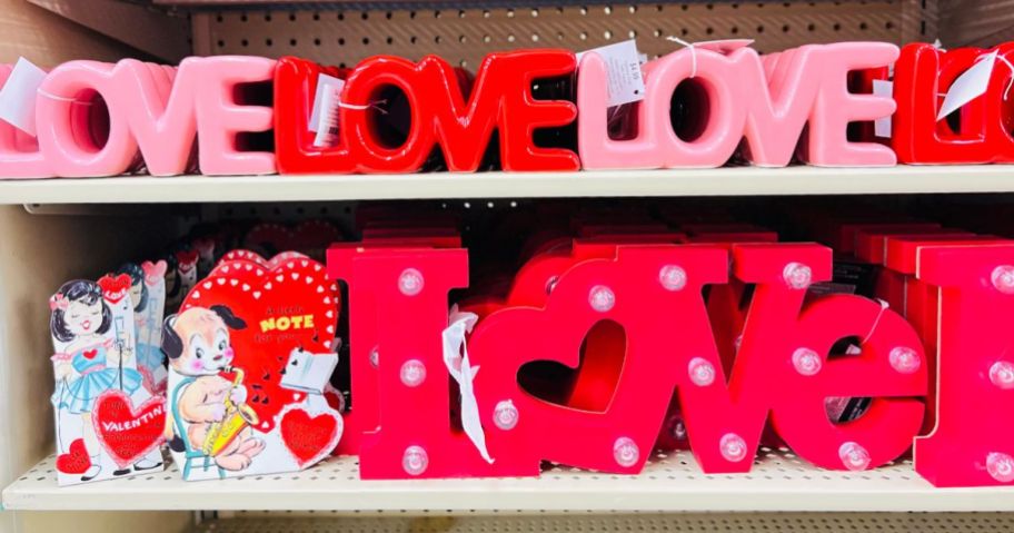 Hobby Lobby LOVE Table Decor