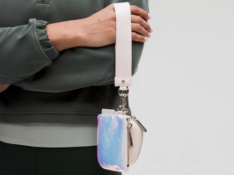 lululemon Dual Pouch Wristlet Iridescent