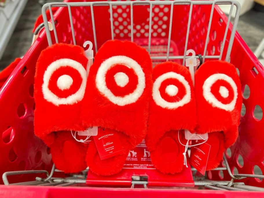 Target Red Bullseye Slippers