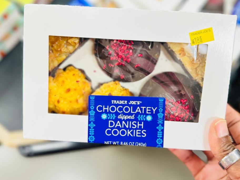 Trader Joe's Chocolatey Dipped Danish Cookies