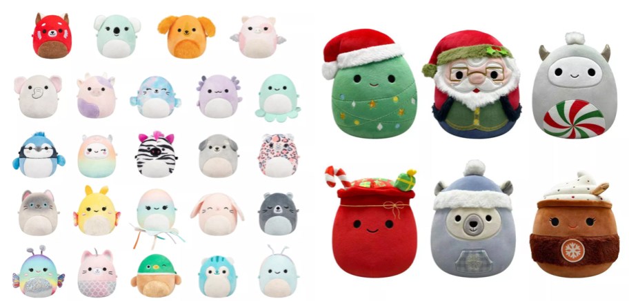 lots of mini squishmallow stock images 