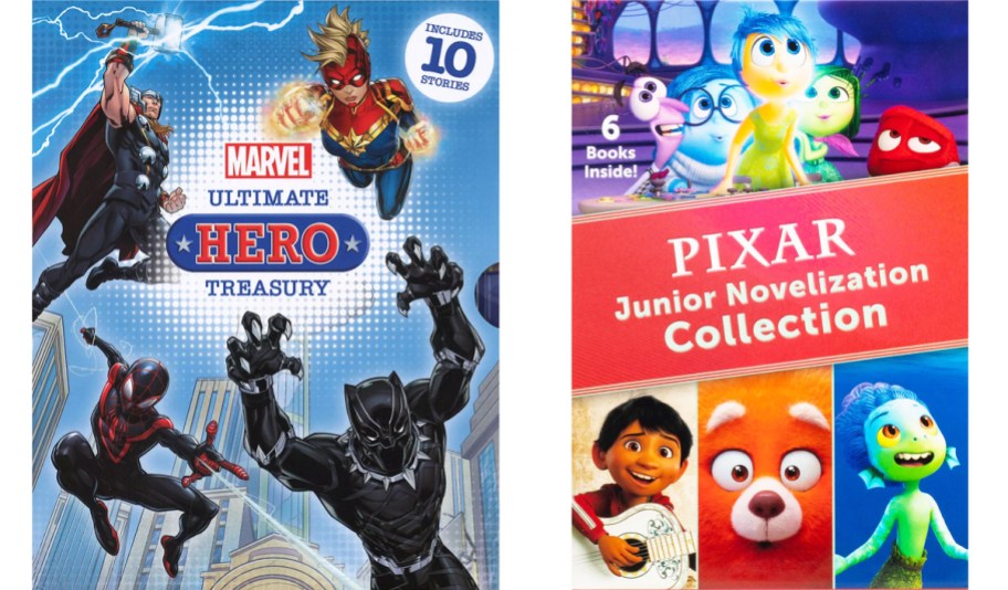 kids marvel and pixar books