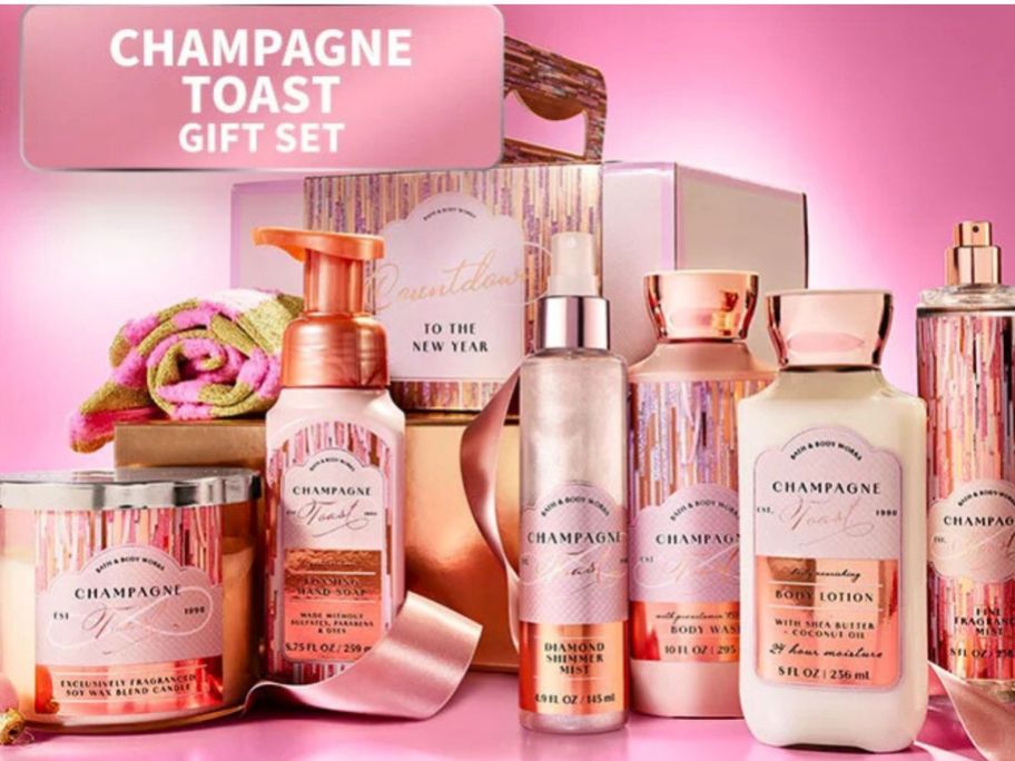 Bath & Body Works Champagne Toast Gift Set 