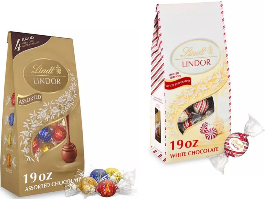 Two bags of Lindt Lindor Truffles