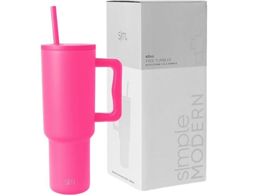 Simple Modern 40oz Tumbler in Pink