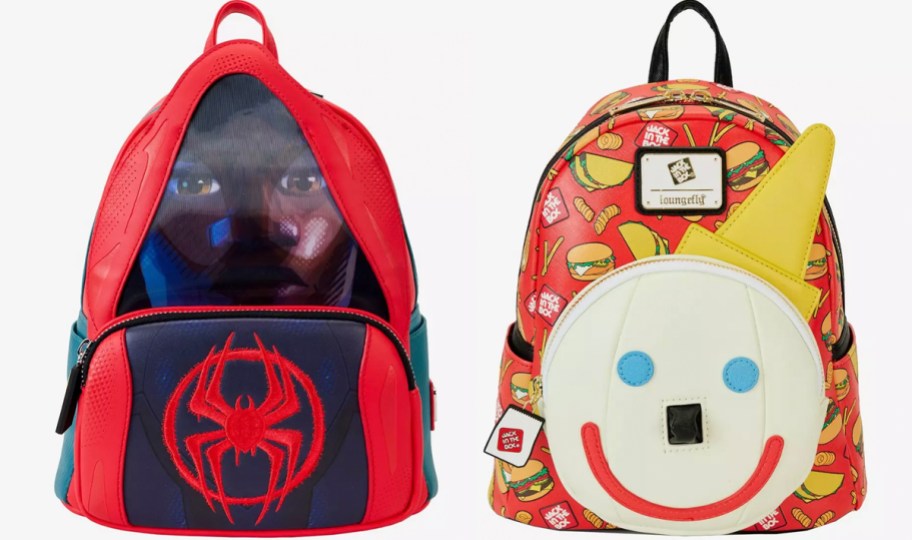 spiderman and jack in the box loungefly bag 