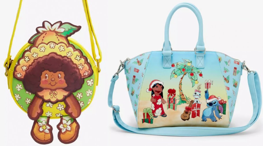 strawberry shortcake and lilo and sitch satchel bag 