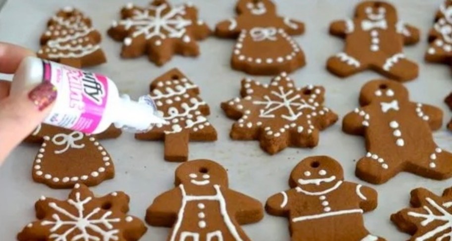 decorated christmas cookie