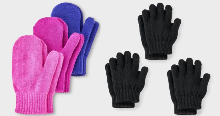 sets of toddler mittens and gloves 