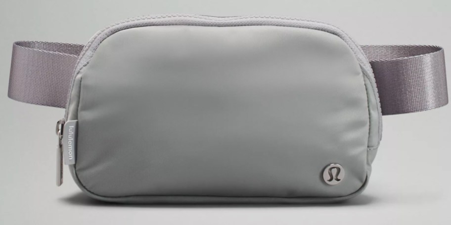 grey belt bag