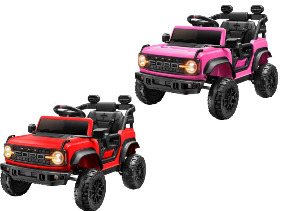 stock image of Ford Bronco Raptor Ride on Toy Car