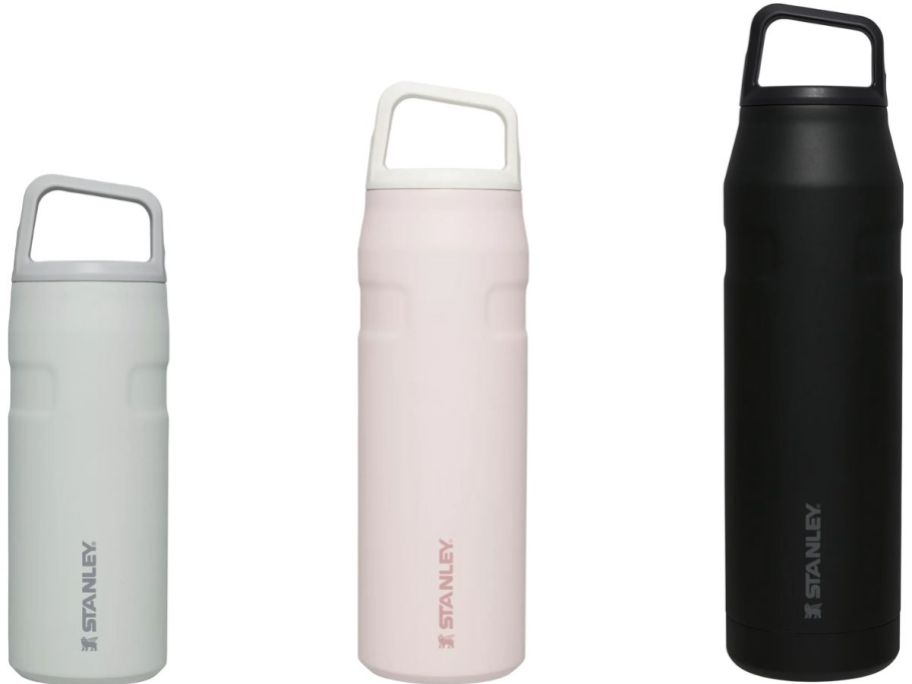 Stanley IceFlow Tumblers with Cap & Carry tops in different sizes