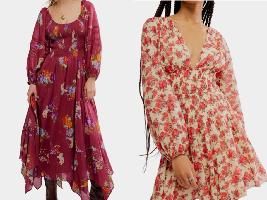 Free people dresses in long and short