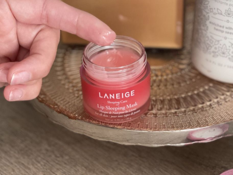 Open container of Laneige Lip Sleeping Mask 