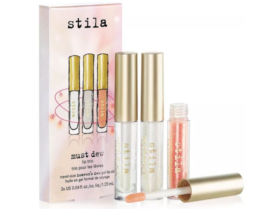 Stila 3-Piece Must Dew Lip Set stock image