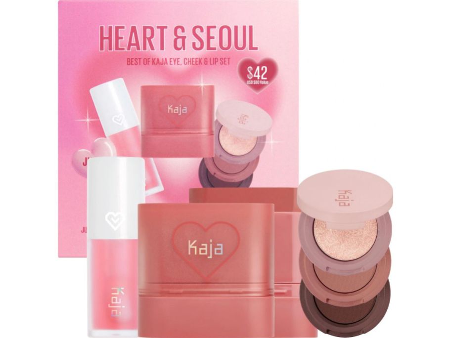 Kaja Heart & Seoul Eye, Cheek and Lip Set