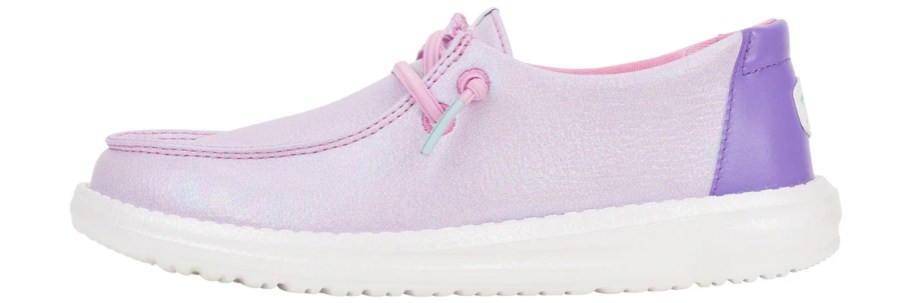 light pink and purple heydude sneaker