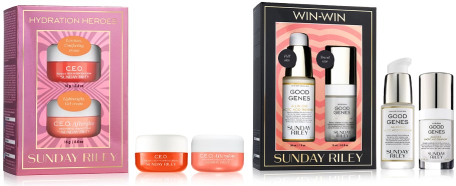 Sunday Riley 2-Pc. Hydration Heroes Skincare Set and 2-Pc. Win-Win Good Genes Skincare Set