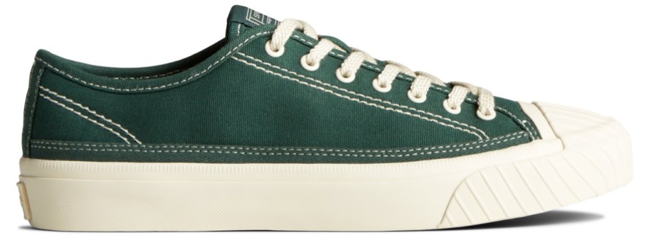 green and white sneaker