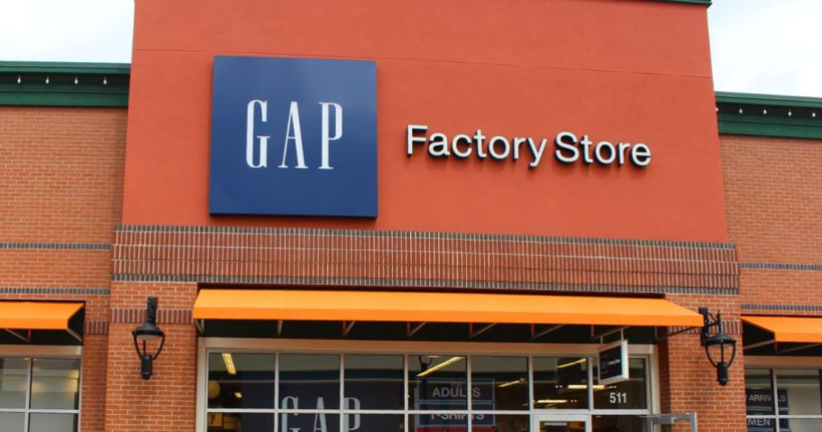 outside of a Gap Factory Store